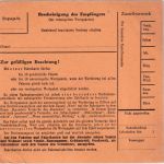 BRD - Dungelbeck ü. Peine Poststelle I Paketkarte n. Berlin 1962