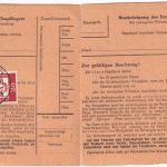 BRD - 20a/3211 Wülfingen ü. Elze (Han) 2 Paketkarten n. Cottbus/Vogelsang 1962