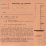 BRD - 3x70+40 Pfg. Bed. Deutsche Paketkarte Esbeck ü. Elze - Neukirch 1962