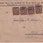 DR-Infla - 8x5 M. Ziffer Ortsdienstbrief Alfeld 4.4.23