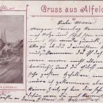 Niedersachsen - Alfeld "Blick ins Leinthor" sw-AK gelaufen 1898