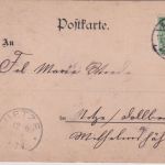 Niedersachsen - Alfeld "Blick ins Leinthor" sw-AK gelaufen 1898