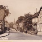 Niedersachsen - Delligsen Straßenansicht sw-Foto-AK ca. 1935