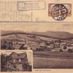 Niedersachsen - Ammensen Geschäftshaus Ortsansicht sw-Mehrbild-AK gelaufen 1934