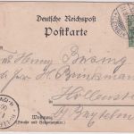 Niedersachsen - Alfeld Hotel Schlehberg farb. Mehrbilflitho gelaufen 1900