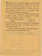 Hannover - Münder blauer L1 gelber Aufgabeschein f. Fahrpostsendung 1862