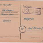 All.Bes./BZ - 6 Pfg Ganzsache Behelfsausgabe (10) Altenhagen ü. Münder a.D. 1945