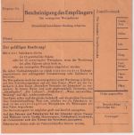 BRD - Hameln 2 alter Reichspost-Stpl. Paketkarte n. Frankenfeld 7.8.62