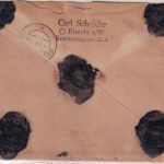 All.Bes./Kontrollrat - 2x1 RM Taube u.a. Wertbrief Rinteln - M.Gladbach 1947