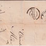 Österreich/Venetien - Triest 1857 Portobrief n. FRANKREICH (Marseille)