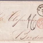 Österreich/Venetien - Triest 1862 Portobrief (2. Gew.stufe) n. FRANKREICH