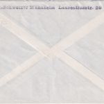 BRD - 40 Pfg. Wofa/Kohlebergbau u.a. Einschreibebrief Lampertsheim Mannheim 1958