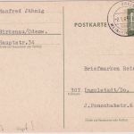 BRD - Birkenau ü. Weinheim apt. Poststelle I Ganzsache n. Ingolstadt 1963