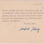 BRD - Birkenau ü. Weinheim apt. Poststelle I Ganzsache n. Ingolstadt 1963