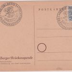 All.Bes. - Heidelberg 1. Briefmarkenhändlertag 1947 SST + Sonderkarte