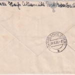 Bizone - (17a) Allemühl ü. Eberbach Landpost-Ra2 Einschreibebrief 1951
