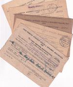 All.Bes./UdSSR - Weinheim a/Bergstr. 5 Kgf-Karten Heimat/Lager/Heimat 1946/1947