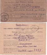 All.Bes./UdSSR - Weinheim a/Bergstr. 5 Kgf-Karten Heimat/Lager/Heimat 1946/1947