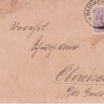 DR - 2x5 Pfg. Brief K1 Hassmersheim - Obereisesheim 1884