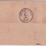 DR - 2x5 Pfg. Brief K1 Hassmersheim - Obereisesheim 1884