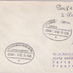 BRD - Überlandpost Osterburken Heidelberg 0696-1/02 Brief n. FRANKREICH 1965