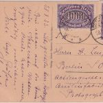 Baden-Württemberg - Osterburken Ortsansicht Bahnhof etc. sw-AK gelaufen 1923