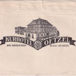 DR - Bad Mergentheim Kurhotel Oetzel illustr. Firmenkuvert n. München 1925