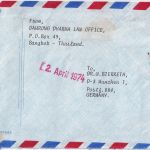 Thailand - 9 Luftpost-Briefe/Einschreibebriefe ca. 1956/74