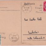 DR - 6+12 Pfg. Saarabstimmung Karte/FDC (!!) Masch.SST Koblenz 26.8.34