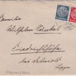 DR - Falkenstein ü. Königstein Poststelle I Handwerbestempel Brief 1939