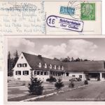 BRD - (16) Reinhardshain ü. Gießen Landpost-Ra2 AK Autobahn-Rsthaus n Husum 1954