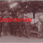 Hessen - Giessen 1914 Pferdekutsche Männergruppe (Tierärzte ?)