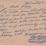BRD - (16) Hattendorf ü. Alsfeld Landpost-Ra2 Ganzsache n. Frankfurt a/M 1951
