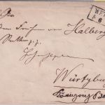 Preussen - 2 Sgr. Adler Ganzsachenumschlag Ra2 Wetzlar n. Würzburg 186(?)