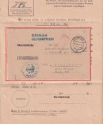 All.Bes. - Wetzlar 1.10.45 Gebühr bezahlt Brief v. 1.2.45 (!) n. Waldgirmes