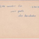 BRD - (16) Gönnern ü. Dillenburg Poststelle I Ganzsache n. Ingolstadt 1962