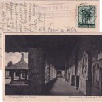 DR - Saalburg Kastell ü. Bad Homburg v.d.Höhe Landpost-Ra2 Karte n. Gauting 1938