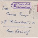 BRD - (16) Finsternthal ü. Usingen (Taunus) Landpost-Ra2 Brief 1958