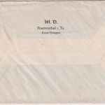 BRD - (16) Finsternthal ü. Usingen (Taunus) Landpost-Ra2 Brief 1958