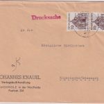 BRD - 2x10 Pfg. Bauwerke I Drucksache n. DÄNEMARK Buchholz - Kopenhagen 1966