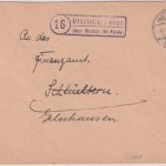 All.Bes. - (16) Uttrichshausen ü. Neuhof (Kr. Fulda) Brief n. Schlüchtern 1946