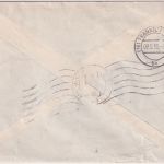 Bizone - 80 Pfg. Bauten Einschreibebrief Hünfeld - Frankfurt a/M 1951