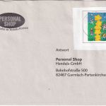 BRD - 110/Pfg/0,56€ Europa Ganzsachenausschnitt Brief Gelnhausen - Garmisch 2001