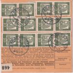 BRD - 15x10 Pfg. Bed. Deutsche Paketkarte Bad Rothenfelde - Lauchhammer 1963