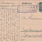 DR - Eisenbach ü. Lauterbach Landpost-Ra2 Bahnpost Lauterbach Vilbel Z.4146 1938