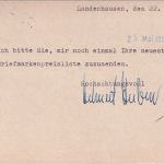 BRD - Landenhausen ü. Lauterbach Poststelle I Ganzsache n. Ingolstadt 1962