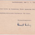 BRD - Landenhausen ü. Lauterbach Poststelle I Ganzsache n. Ingolstadt 1961