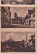 Hessen - Bad Hersfeld 7 sw-AK Kriegsschule,Hospital etc. ca. 1935 ungelaufen