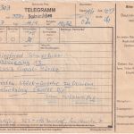 DDR - 2x1,20 M. Hist. Postgebäude u.a. Telegramm Hadmersleben - Graal 1990