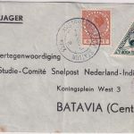 Niederlande - Firstflight Amsterdam Batavia 1933 Luftpostbrief